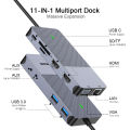 USB Type C Dock Displaylink Dual HDMI Adapter Hub Laptop Docking Station For Lenovo ThinkPad HP Dell XPS M1 M2 MacBook.