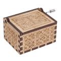 Harry Potter Music Box Engraved Wooden Music Box Interesting Toys Xmas Gift. 