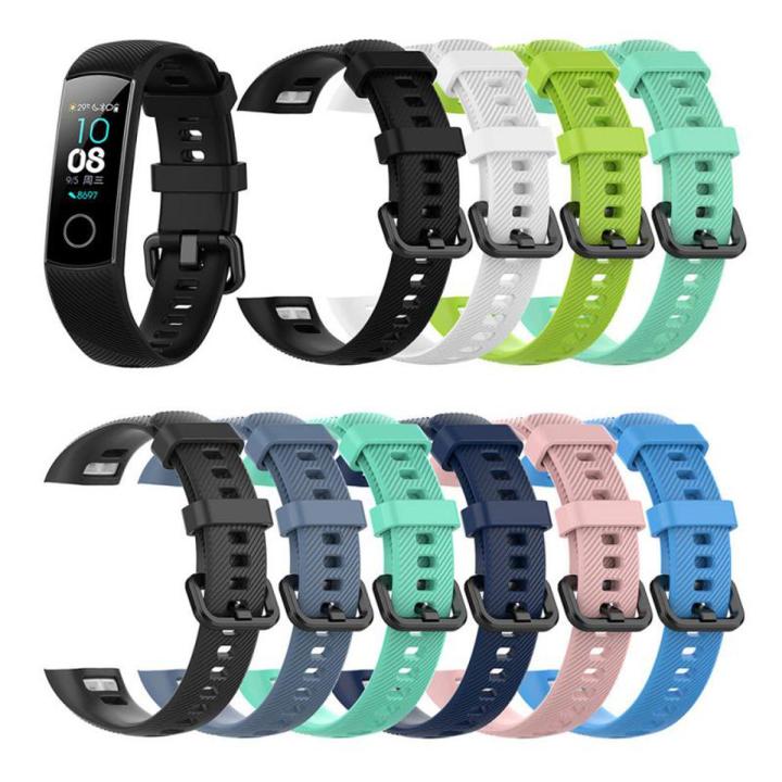 Premium Silicone Replacement Sport Strap for Honor Band 4 / 5 Smart Watch