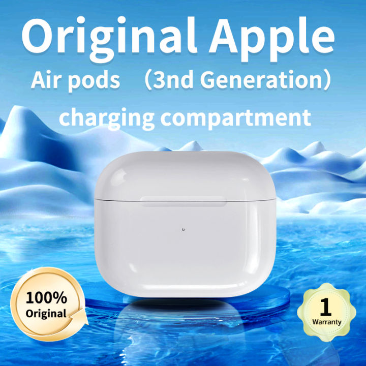 Original Apple Air pods 1/2/3 original charging compartment ,Bluetooth headset wireless charging case, Available for Airpods Pro