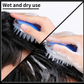 Handheld silicone hair shampoo massager comb brush hair scalp massage shampoo brush. 