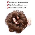Synthetic Hair Bun Extensions Messy Curly Elastic Hair Scrunchies Hairpieces Synthetic Chignon Donut Updo Hair Pieces for Women. 