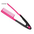 EYES Multifunction V Shape Flat Hair Styling Straightening Comb Salon DIY Style Tool. 