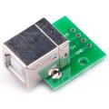 USB B Breakout Board USB 2.54mm Pitch Adapters Connector USB-B To DIP 4 Pin USB B Test Board USB Mother Seat To DIP Type B Female Socket Breakout Board.