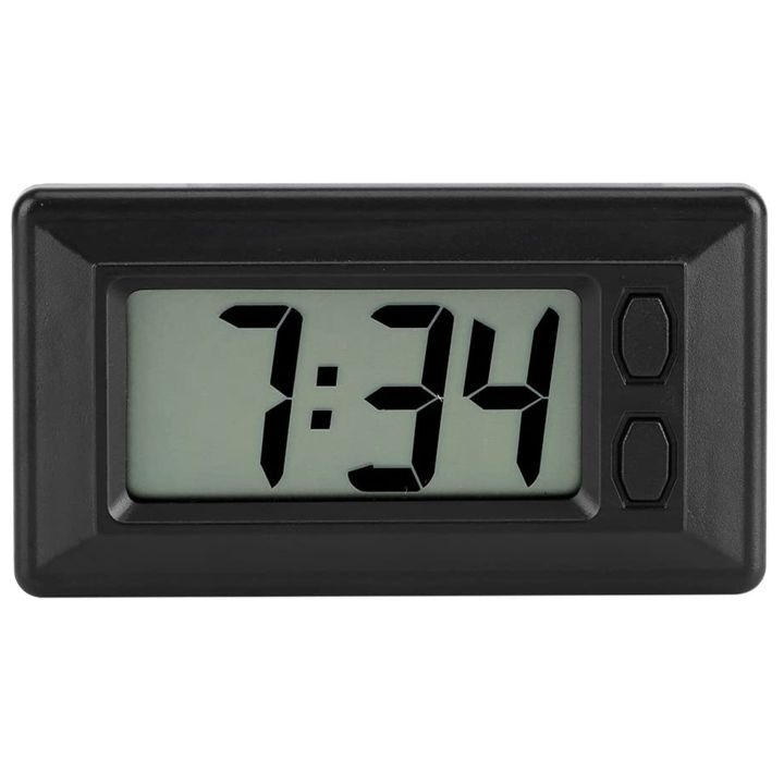 Clock LCD Digital Table Car Dashboard Desk Electronic Clock Display