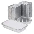 Aluminium Foil Container Box 450 Ml 50 Pcs - Tiffin Box For Office. 