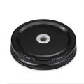 10 Pieces Stainless Steel Regular Mouth Mason Jar Lids with Straw Hole Compatible with Mason Jar.