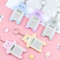 Portable Kawaii Mini Calculator Pocket Size 8 Digits Display Cartoon Mini Ultra-thin Button Cute Calculator School Stationery. 