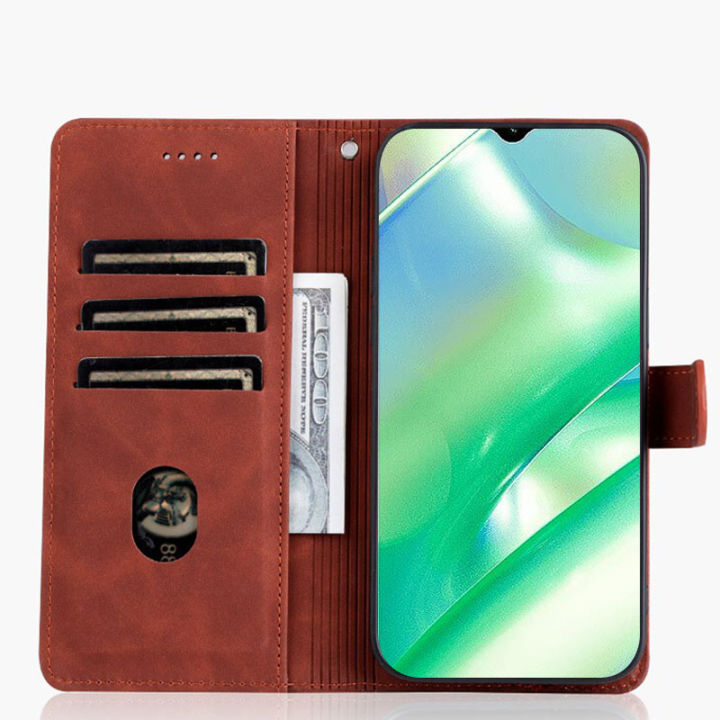 Biruiqu%20For%20Realme%20C33%20New%20Business%20Minimalist%20Flip%20Style%20Leather%20Anti%20Fall%20Protective%20Back%20Cover%20-%20Image%206