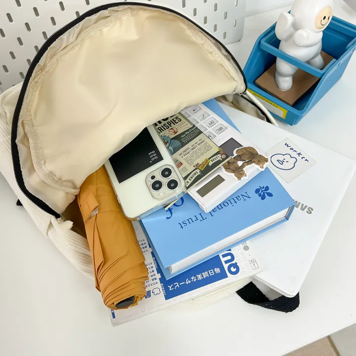 Cute%20Bowknot%20Aesthetic%20Backpack%20Black%20Corduroy%20School%20Bag%20for%20Girls%20Teens%20Student%20Book%20Bag%20Women%20Casual%20Travel%20Daypack%20Rucksack%20-%20Image%205