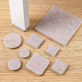 3-72PCS Felt Chair Leg Pads Round Square Floor Protector Self Adhesive Furniture Pads Mute Bumper Pad Home Furniture Feet Mat.