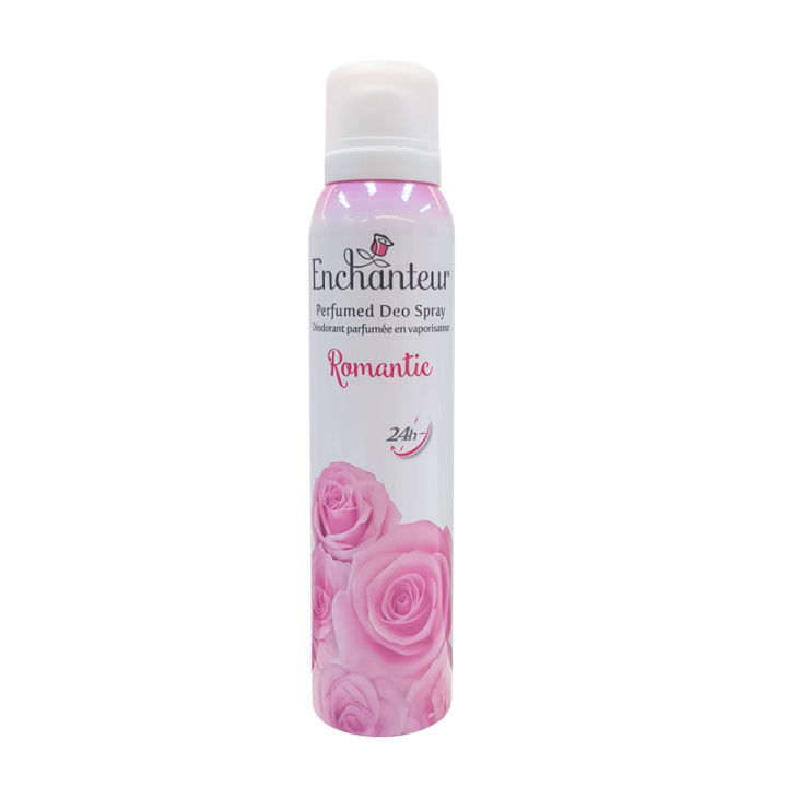 International Malaysian product Enchanteur Ramantic Body Spray used for male/female - 150 ml