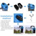 11.5W Aquarium Filter Canister Filter Tank Filter Bucket for Tank Aquarium.