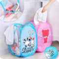 Folding Cartoon Dirty Clothes Basket Laundry Hamper Cartoon Pop Up Open Laundry Basket Kids Toys Sundries Storage Box Organizer. 