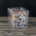 Transparent Display Box Acrylic Boxes With Cover Jewelry Organizer Gift Packing Case Food Candy Storage Container.
