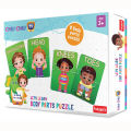 Funskool-Chu Chu Body Parts Puzzle Educational Creative Toy 4x8 Pieces for 3 Year Old Kids and Above. 
