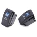 2 Pcs Car Boat ARB Carling Dual LED Back Light Rocker Switch SPST ON-OFF 12/24V CE 10A - Size1 & Size3.