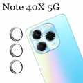 Camera Lens Glass For Infinix Note 40x 5g Metal Camera Protector Lens Tempered Glass. 