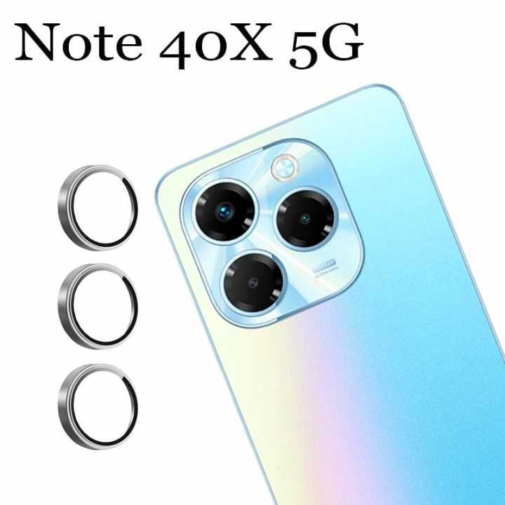 Camera Lens Glass For Infinix Note 40x 5g Metal Camera Protector Lens Tempered Glass