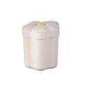 Mini Desktop Waste Bin Creative Cute Flower Trash Can Plastic Storage Bucket Garbage Bin Household Trash Bin With Lid Dustbin.