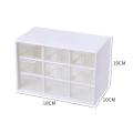 Drawers Storage Cabinet Organiser,Desktop Organizer with 9 Grad Mini Transparent Cabinets Drawers,Plastic Jewelry Box/Cosmetic. 