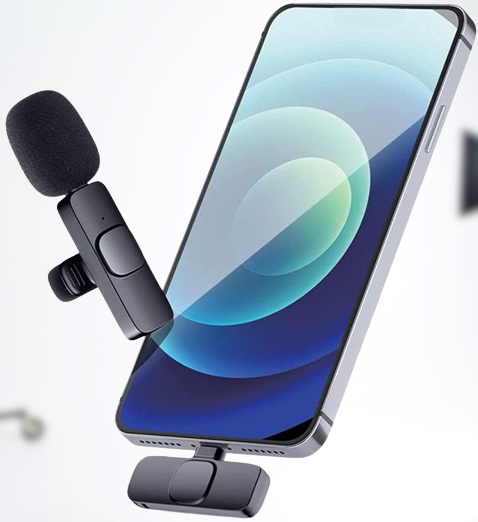 K8 Wireless Microphone for Type C Port Smartphone Mobile Microphone and live streaming microphone accessories