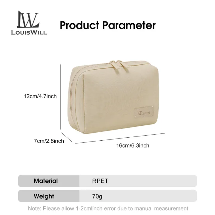 LouisWill%20Cosmetic%20Bag%20Case%20Portable%20Travel%20Toiletry%20Bags%20Lightweight%20RPET%20Makeup%20Pouch%20Handbag%20Large%20Capacity%20Cosmetic%20Bag%20Storage%20Bag%20for%20Traveling%20Business%20Trip%20Home%20Tidy%20-%20Image%204