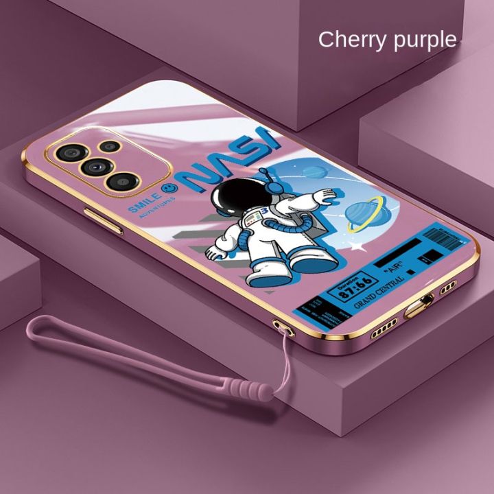 %5BFree%20Strap%5D%20Samsung%20Galaxy%20A05s%20A05%20samsung%20M34%205G%20Smile%20Astronaut%20NASA%20Pattern%20Case%20Full%20Camera%20Cover%20Glossy%20Square%20Edge%20Shockproof%20Casing%20-%20Image%205