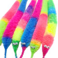 Magic Worm Prop Fuzzy Wiggly Worm Twisty Toy Caterpillar On a String Cat Wand Trick Toy Carnival Party Favor Gift For Kids. 