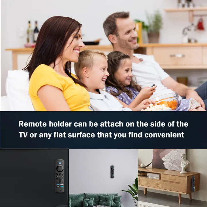 Qiunery%20Remote%20Holder%20Wall%20Mount%20Magnetic%20Suction%20Bracket%20Anti-lost%20Hanger%20Rack%20Compatible%20For%20Fire%20Tv%20Remote%20Control%20-%20Image%207