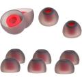Silicone Rubber Earbuds Tips, Eartips, Earpad 10pcs. 