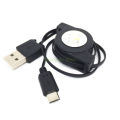 Retractable Micro USB Data Sync Charger Cable for Htc Magic G2 Legend G6 Hero G3 200 S510B G20 Rhyme X715E G22 Amaze 4G T9188. 
