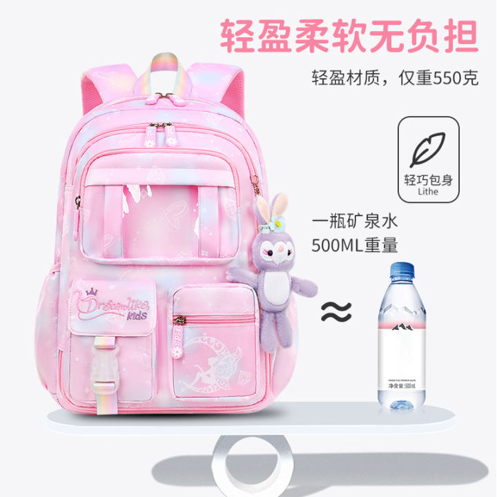 New%20School%20Bag%20for%20Girls%2013%20to%206th%20Grade%20Girls%20Junior%20High%20School%20Girls%20Light%20Children's%20Backpack%20for%20Ages%20-%20Image%204