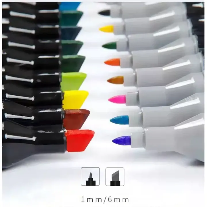 Plastics%20Double%20Head%20Marker%20Set%20Non-Toxic%2015.4cm%20In%20Length%20Wholesale%20Double%20Head%20Oil-Based%20Watercolor%20Markers%20Students%20Cartoon%20-%20Image%208