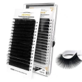 Abonnie Classic Eyelashes Extension Fluffy Individual Lashes Extensions Supplies Dark Black Cilia All Size False Eyelash AmourV. 
