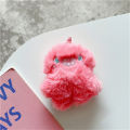 Ins Cute 3D Fuzzy Plush Monster Bracket Phone Grip Tok Griptok Korea Holder Ring For iPhone 14 13 Accessories Phone Stand Holder. 