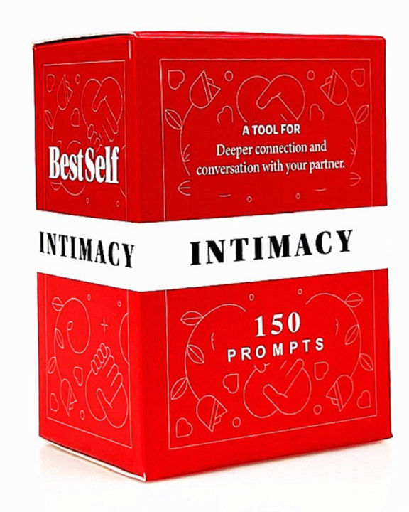 150 Cards Conversation Starter Icebreaker Deeper Talk Deck By BestSelf Card Game Powerful Conversation Intimacy Deck by BestSelf