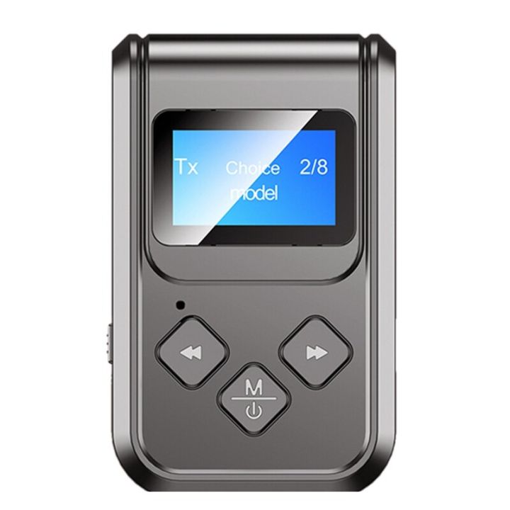 Bluetooth%20Adapter%20LED%20Screen%20Wireless%20Audio%20Bluetooth%205.0%20Transmitter%20Receiver%20for%20PC%20TV%20Auto%203.5mm%20AUX%20Music%20-%20Image%205