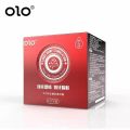 OLO Bulge Spike Orgasm Condoms Red 10pcs Condom for Men. 