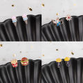 Women Cartoon Enamel Stud Earrings Icecream Hamburger Fruit Pineapple Egg Milk Animal Ear Studs Cute Gift-Cola Kids. 