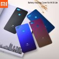 For Xiaomi Mi 8 Lite Backshell Replacement Back Battery Cover For Mi 8 Lite Back Rear Glass - Camera - Redmi Note 11 Back Cover.