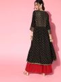 Full AC Cotton printed ethnic wear Ready kurta set (3pis). 