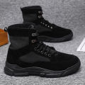 High Top Martin Boots Autumn New Men's Shoes Trend Lace-up Versatile Fashion Men's Sneakers Outdoor Cargo Shoes. 