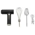 Hand Mixer Electric Wireless,USB Rechargeable,for Baking,for Egg. 
