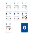 Guitar Chord and Scale Learning Cards 49Pcs Guitar Flash Cards Guitar Chord Cards for Acoustic and Electric for Learn Practice Teach. 