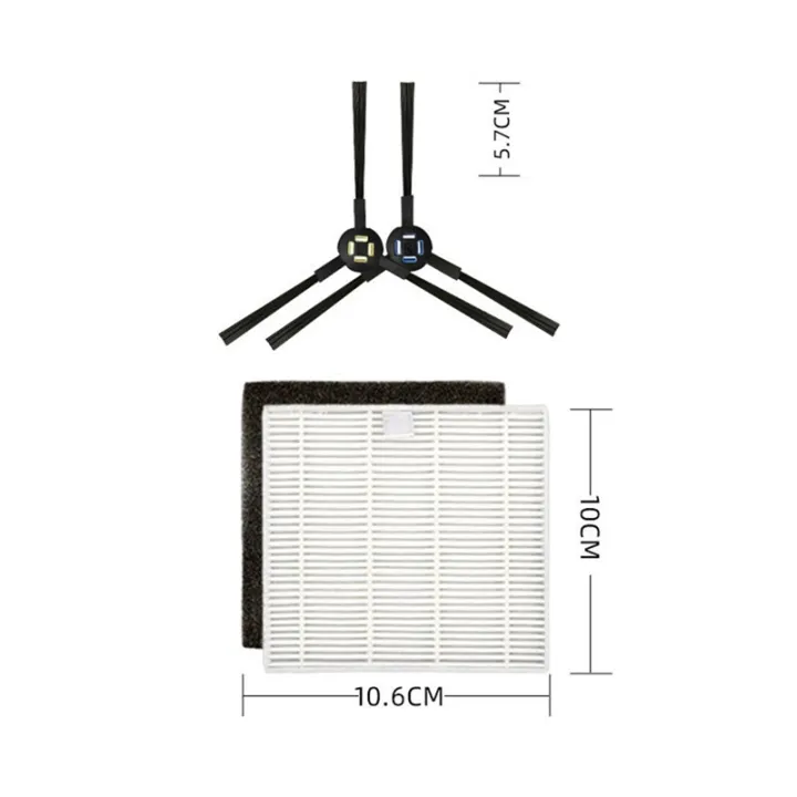 Replacement%20Parts%20for%20Ilife%20V8%20V8S%20X750%20X7%20Robotic%20Vacuum%20Cleaner%20Filter%20Screen%20Side%20Brush%20Mop%20Cloth%20-%20Image%203