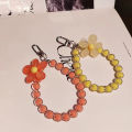 1Pc Colorful Flower Beaded Mobile Phone Charm Strap Chain Lanyard Women Girl Jewelry Phone Holder Beads Pendant Eatop.