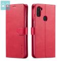 【3C VictoryEagle】[MIGA Plaza] for Samsung Galaxy A11/M11 R flip wallet case leather cover bags coques with card slots casing. 