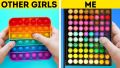 1 X Push Pop Bubble Fidget Sensory Toy, Silicone Puzzle Game Toys. 