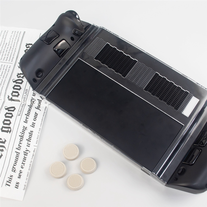 【New and Improved】 Protective Case Rocker Cap for Legion Go Monitor Game Console Game Frame Plastic PC Protective Cover Easy Install Easy to Use Transprent